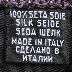 Boss By Hugo Boss Purple Jacquard Silk Tie