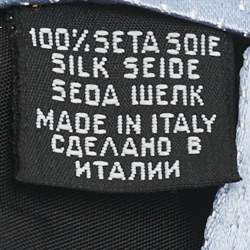 Pre Owned Boss By Hugo Boss Blue Silk Traditional Tie