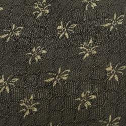 Pre Owned Boss By Hugo Boss Green Jacquard Silk Traditional Tie