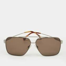 Pre Owned Boss By Hugo Boss Brown 1325/S Square Sunglasses