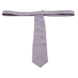 Boss by Hugo Boss Purple and Grey Checkered Silk Tie