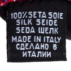 Pre Owned Boss By Hugo Boss Pink Jacquard Pattern Silk Tie