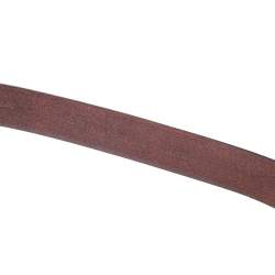 Boss By Hugo Boss Dark Brown Leather Buckle Belt 105CM