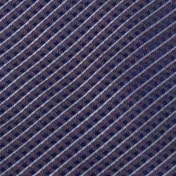 Pre Owned ربطة عنق بوس باي هوغو بوس حرير مخطط أزرق كحلي رفيعة