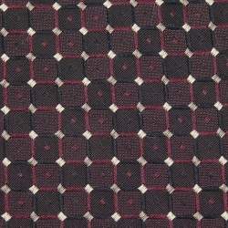 مملوكة مسبقًا ربطة عنق بوسي باي هوغو حرير لونين بنمط مربع 