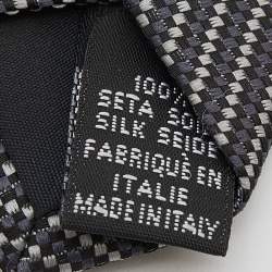 مملوكة مسبقًا ربطة عنق بوس باي هوغو بوس حرير جاكار أحادية اللون