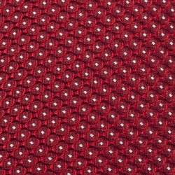 Pre Owned ربطة عنق بوس باي هوغو بوس حرير جاكار بنقشة هندسية حمراء