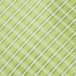 مملوكة مسبقًا ربطة عنق بوس باي هوغو بوس حرير بنمط مربعات خضراء