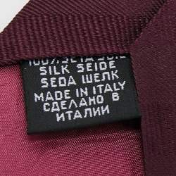 Boss by Hugo Boss Purple Stripe Patterned Silk Tie