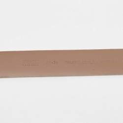 Boss By Hugo Boss Beige Suede Buckle Belt 90CM