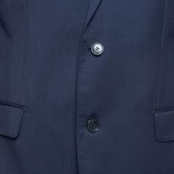 Boss By Hugo Boss Navy Blue Wool Single Breasted Pants Suit XXL/XL