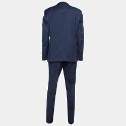 Boss By Hugo Boss Navy Blue Wool Single Breasted Pants Suit XXL/XL