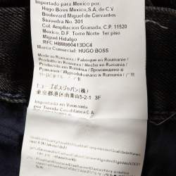 Boss By Hugo Boss Grey Denim Regular Fit Jeans L Waist 34"