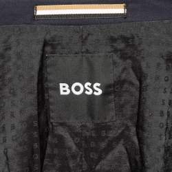 Pre Owned Boss By Hugo Boss Navy Blue Wool Blazer XXL