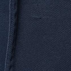 Boss By Hugo Boss Blue Stretch Knit Micro-Patterned Blazer XL