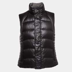 Boss by Hugo Boss Grey Wool and Nylon Reversible Down Vest M