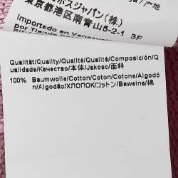 Pre Owned Boss By Hugo Boss Pink Patterned Cotton Slim Fit Shirt XXL