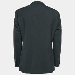 Pre Owned Boss By Hugo Boss Black Virgin Wool Single Breasted Stretch Blazer XL