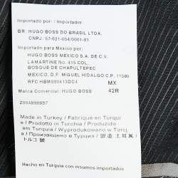 Pre Owned Boss By Hugo Boss Black Virgin Wool Single Breasted Stretch Blazer XL