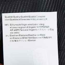 Pre Owned Boss By Hugo Boss Black Virgin Wool Single Breasted Stretch Blazer XL