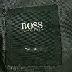 Pre Owned Boss By Hugo Boss Black Virgin Wool Single Breasted Super 150 Blazer XXL