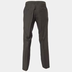 Boss By Hugo Boss Brown Wool Movie2 Trousers L