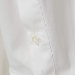 مملوكة مسبقًا Boss By Hugo Boss White Cotton Slim Fit Shirt XXL