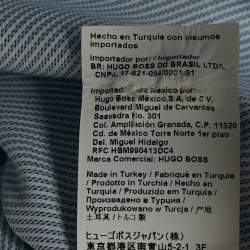 مملوكة مسبقًا قميص بوس باي هوغو بوس مقلم قطني أزرق مقاس كبير إليوت بقصة منتظمة