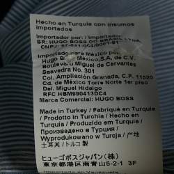 مملوكة مسبقًا Boss By Hugo Boss Blue Striped Cotton Regular Fit Elliott Shirt L