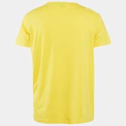 Pre Owned Hugo Boss Yellow Jersey Short Sleeve T-Shirt XL
