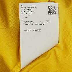 Pre Owned Hugo Boss Yellow Jersey Short Sleeve T-Shirt XL