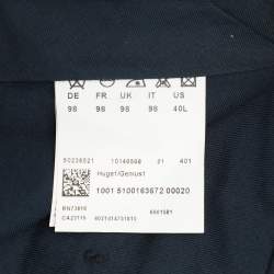 Boss By Hugo Boss Navy Blue Virgin Wool Suit L