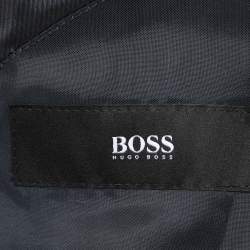 Boss By Hugo Boss Navy Blue Virgin Wool Suit L