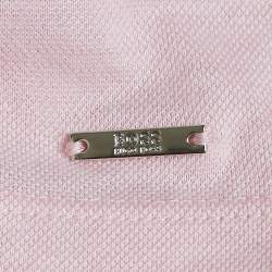 مملوكة مسبقًا Boss By Hugo Boss Pink Pique Cotton Pryde Polo T-Shirt XL