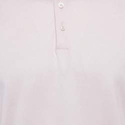 مملوكة مسبقًا Boss By Hugo Boss Pink Pique Cotton Pryde Polo T-Shirt XL