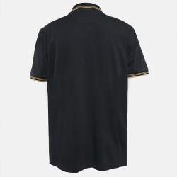 Pre Owned 
تي شيرت بولو بوس باي هوغو بوس بيكيه قطن أزرق كحلي منحني مقاس ضخم جدًا - إكس إكس لارج