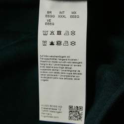 Pre Owned Boss By Hugo Boss Navy Blue Cotton Knit Lamont Jogger Pants XXXL