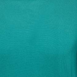 Boss By Hugo Boss Blue Cotton Knit Crew Neck Sweater M