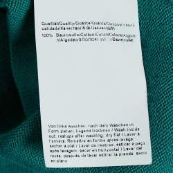 Boss By Hugo Boss Blue Cotton Knit Crew Neck Sweater M