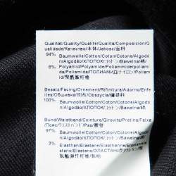 Pre Owned Boss By Hugo Boss Black Cotton Knit Track Pants and Jacket Set XXL