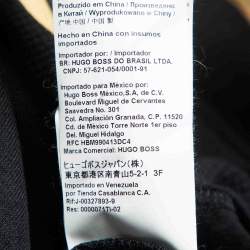 Pre Owned Boss By Hugo Boss Black Cotton Knit Track Pants and Jacket Set XXL