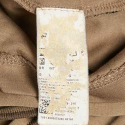 مملوكة مسبقًا قميص بولو هوجو بوس بنى جيرسي بأكمام طويلة مقاس كبير - لارج