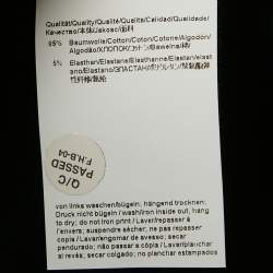 Pre Owned Boss By Hugo Boss Black Logo Print Cotton Crew Neck T-Shirt L