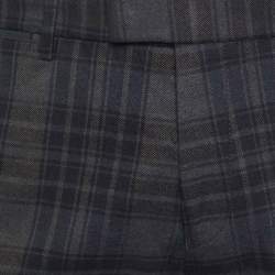 Pre Owned Boss By Hugo Boss Black Paid Cotton Slim Fit Pants M