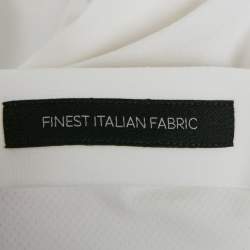 مملوكة مسبقًا Boss by Hugo Boss White Jersey Button Front Shirt M