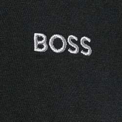 Boss Homewear Black Cotton Jersey Zip-Up Jacket XXL