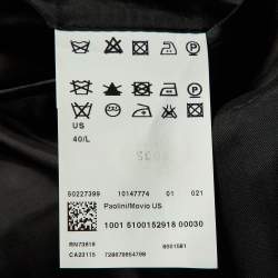 Pre Owned Boss By Hugo Boss Grey Pin Striped Wool Paolini Blazer L