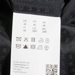 Boss By Hugo Boss Black Gabardine Single Breasted Blazer S