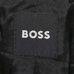 Boss By Hugo Boss Black Gabardine Single Breasted Blazer S