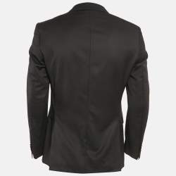 Boss By Hugo Boss Black Gabardine Single Breasted Blazer S